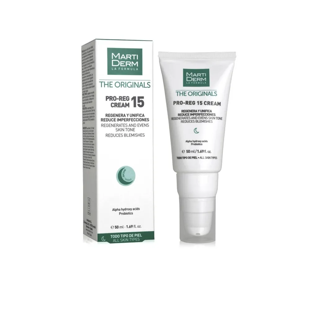 Envase Martiderm ﻿Pro-Reg 15 Crema 50ML