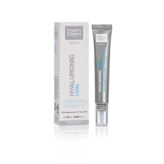 Envase MARTIDERM Shots Hyaluronic Firm 20 ml