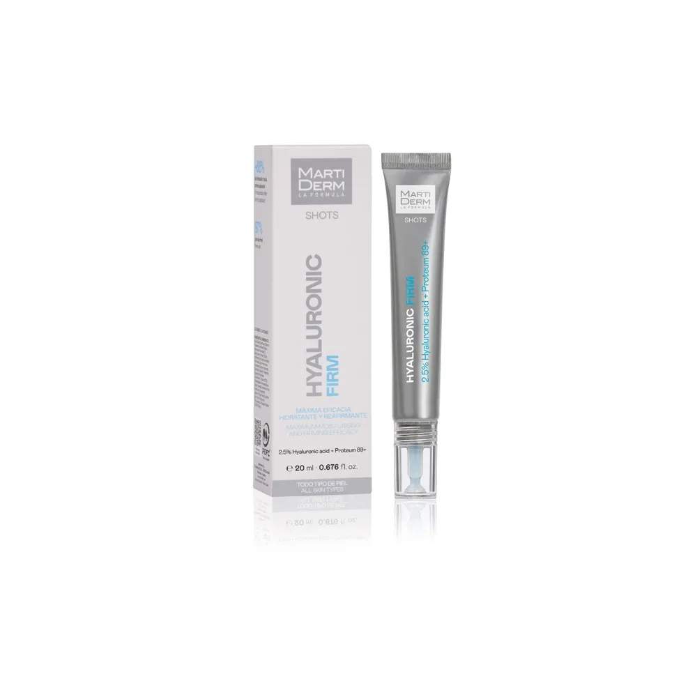 Envase MARTIDERM Shots Hyaluronic Firm 20 ml