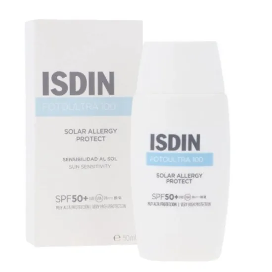 Envase ISDIN Fotoultra SPF50+ Solar Allergy