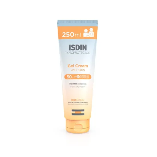 Envase ISDIN Fotoprotector Gel Cream Wet Skin SPF 50+ 250ml