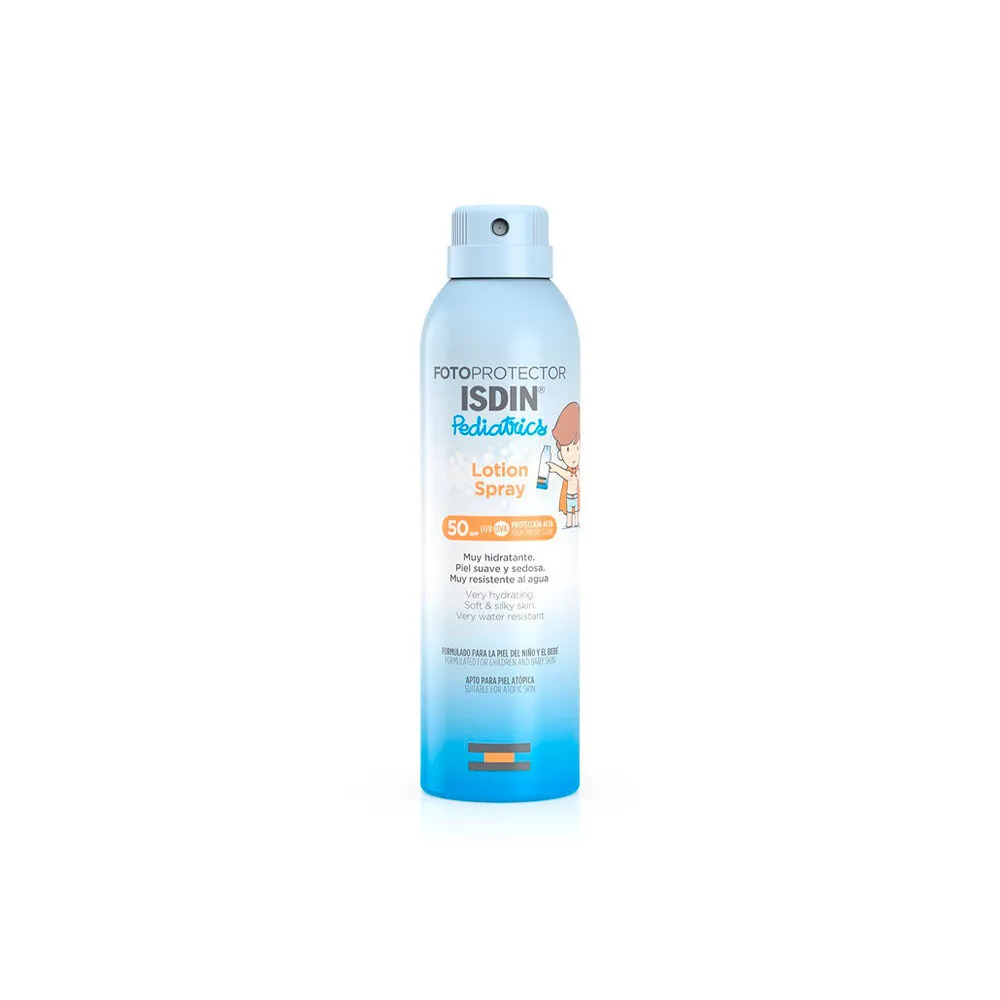 Envase Isdin Fotoprotector Pediatrics Lotion Spray Spf50 250ml