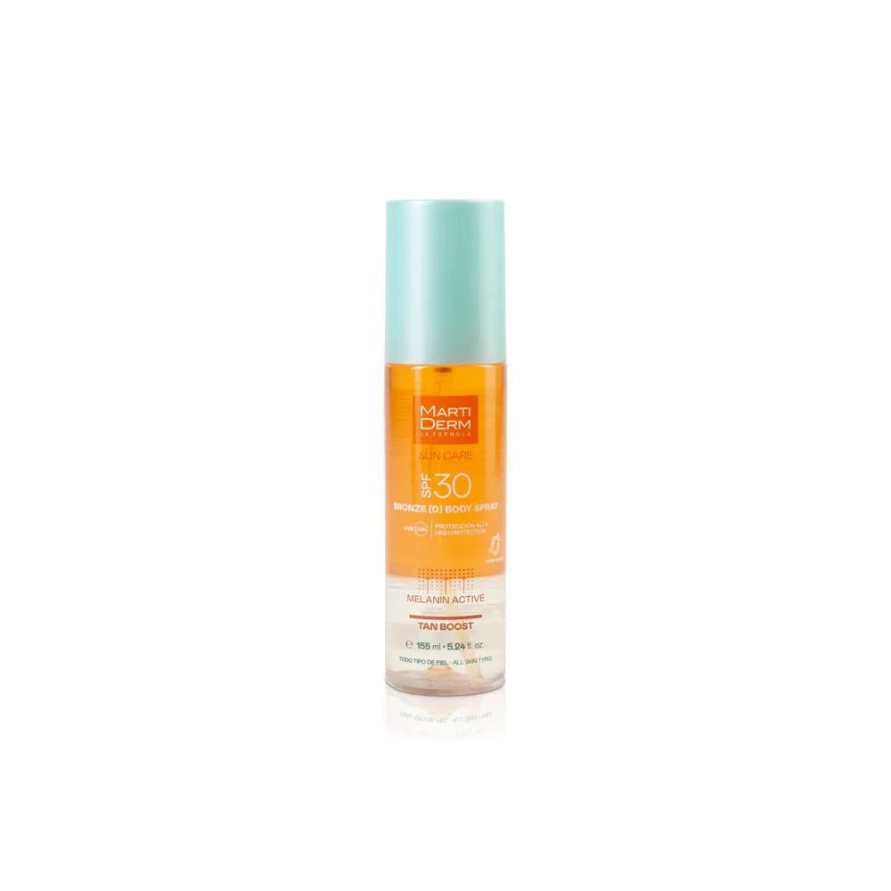 Envase MARTIDERM Sun Care Bronze D Body Spray SPF30+ 155ml