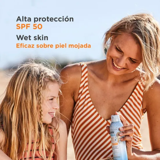 Beneficios ISDIN Pediatrics Transparent Spray Wet Skin Fotoprotector SPF 50 (250ml)