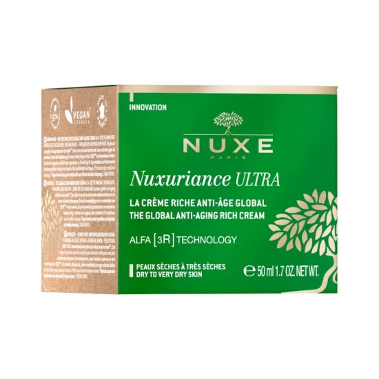 Envase Nuxe Nuxuriance Ultra Crema Rica Antiedad Piel seca 50ml