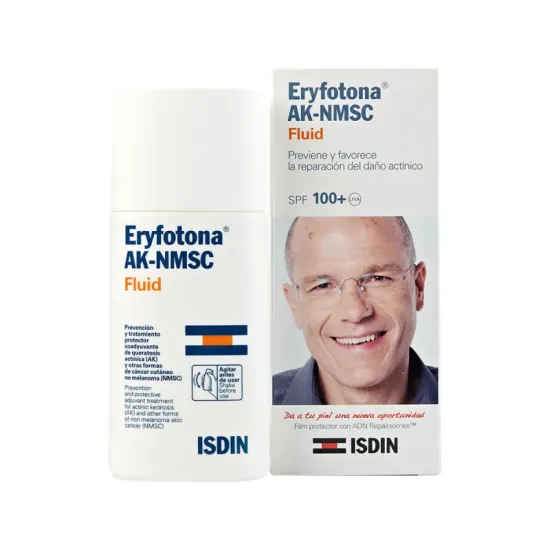 Envase ISDIN Eryfotona AK-NMSC Fluid SPF 100+ 50ml