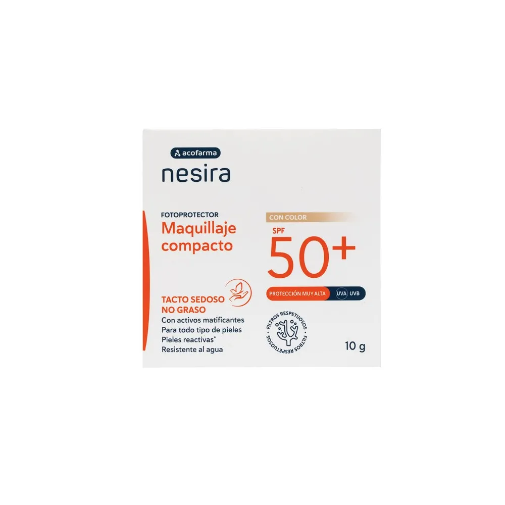 Envase Acofarma Maquillaje Compacto SPF50+ 10g