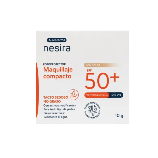 Envase Acofarma Maquillaje Compacto SPF50+ 10g