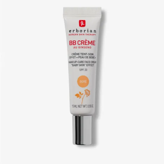 Envase Erborian Crema BB con Ginseng Tono Dorado 15 ml