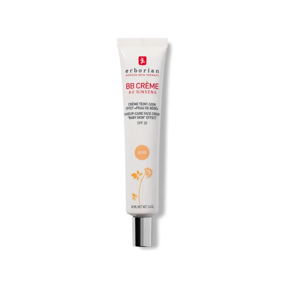 Envase Erborian BB Cream FPS20 Base de Maquillaje Hidratante Tono Doré 40ml