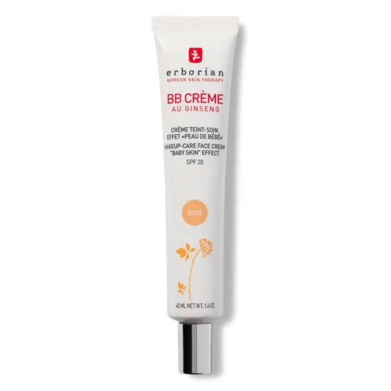 Envase Erborian BB Cream FPS20 Base de Maquillaje Hidratante Tono Doré 40ml