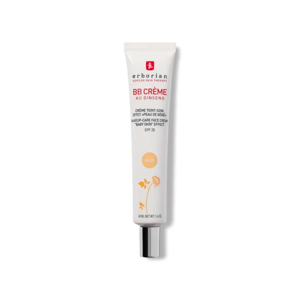 Envase Erborian BB Cream FPS20 Base de Maquillaje Hidratante Tono Nude 40ml