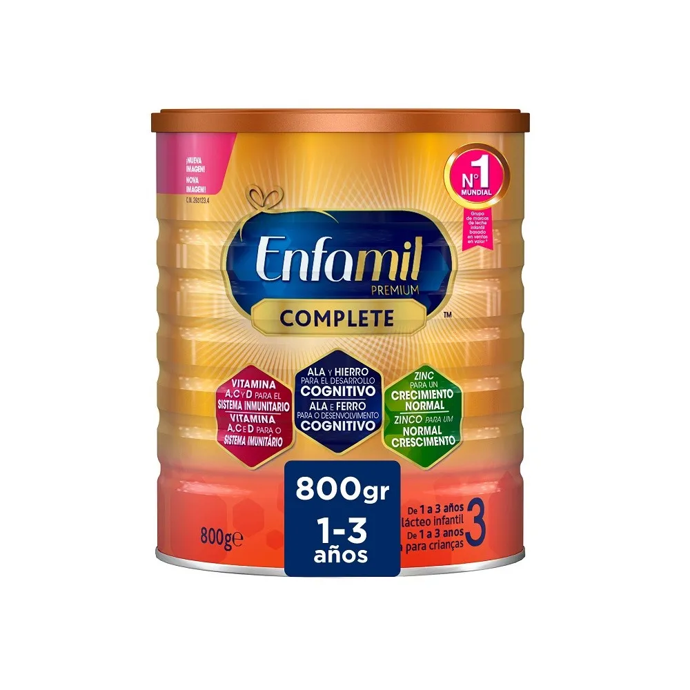 Envase Enfamil 3 Premium Complete 800gr