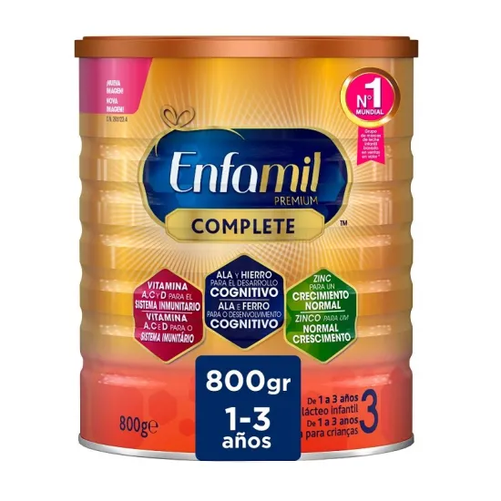 Envase Enfamil 3 Premium Complete 800gr