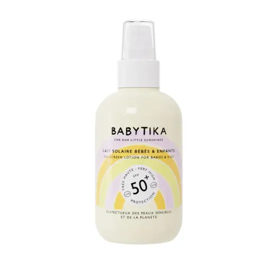 Envase BabyTika Loción solar corporal SPF50+