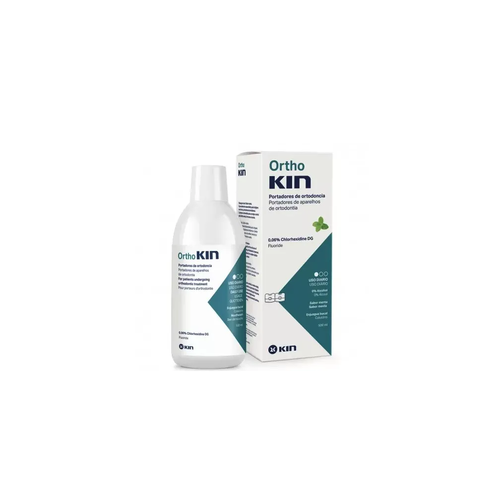 Ortho Kin menta enjuague bucal 500 ml