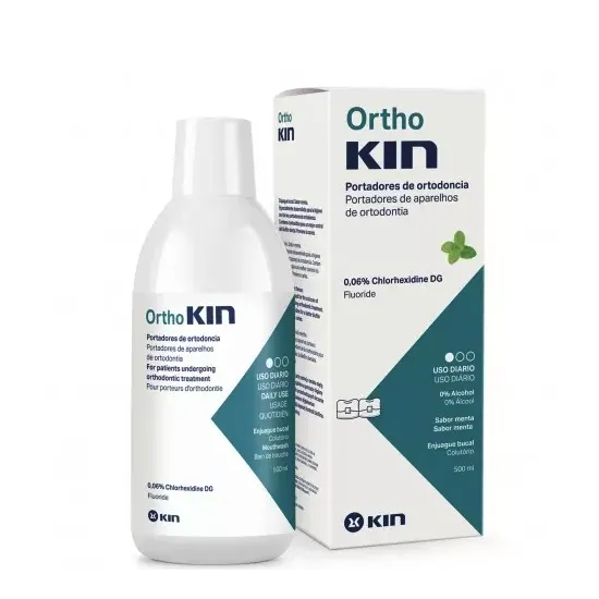 Ortho Kin menta enjuague bucal 500 ml