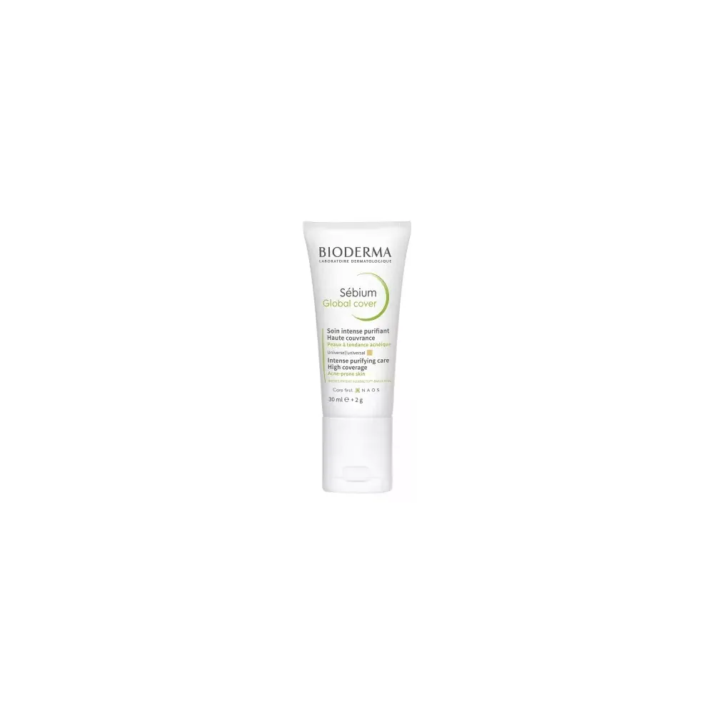 BIODERMA Sébium Global Cover Alta Cobertura 30 ml + 2 g