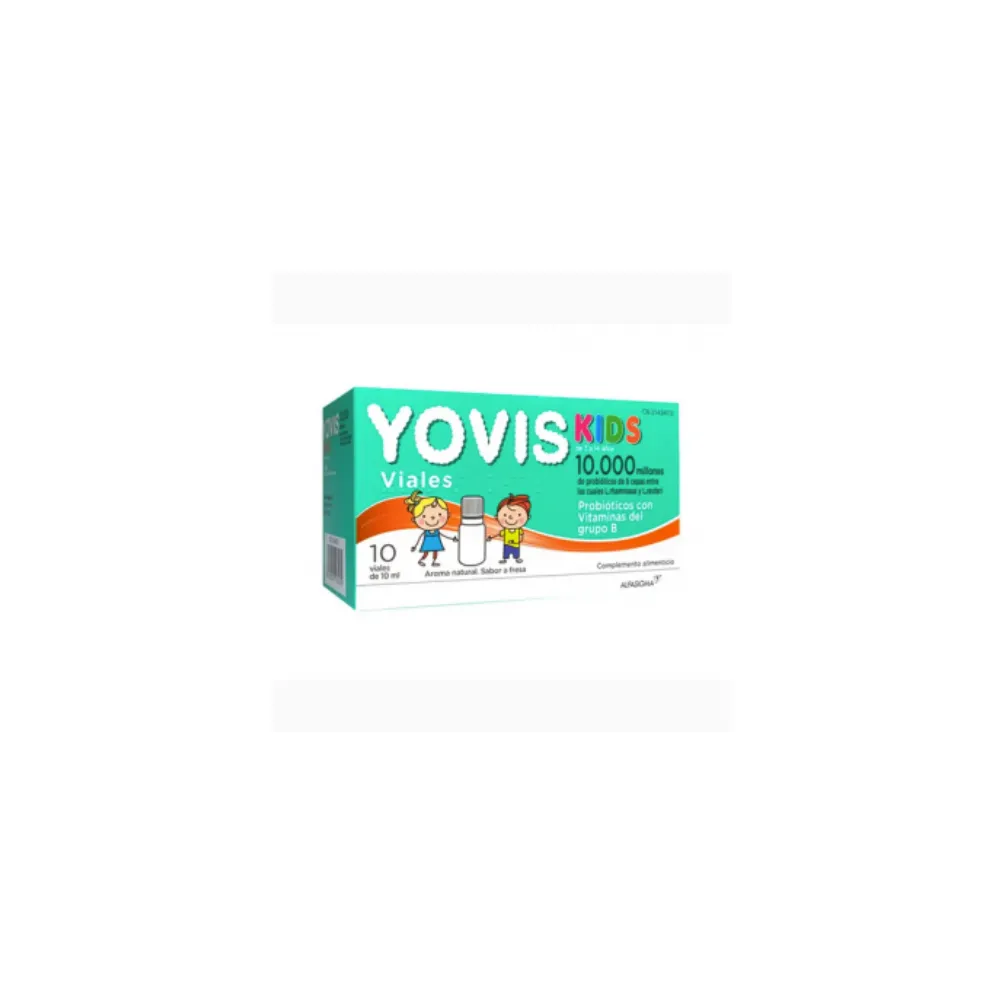 YOVIS Kids 10 viales bebibles 10ml Sabor Fresa