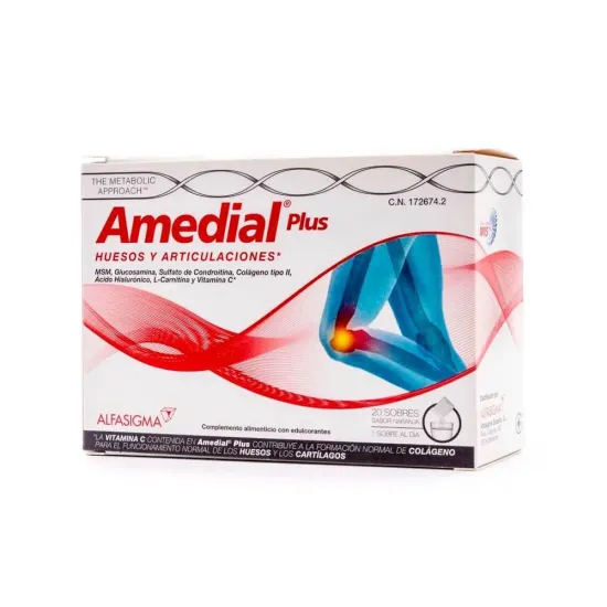 ALFASIGMA Amedial Plus 20 Sobres sabor naranja