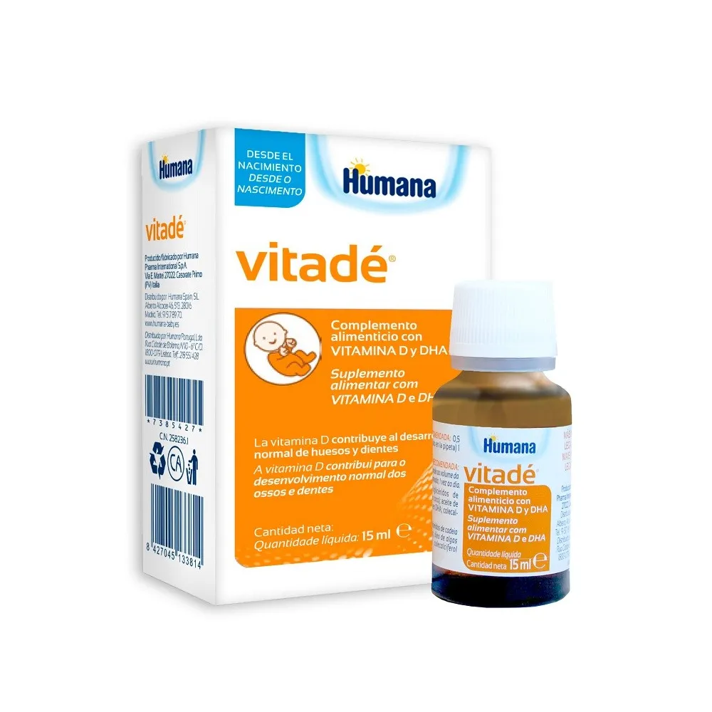 HUMANA VITADÉ Vitamina D y DHA 15ml