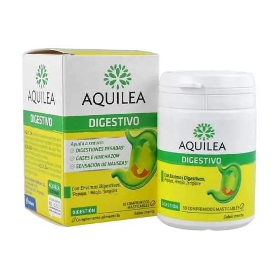 AQUILEA Digestivo Menta 30 comprimidos masticables