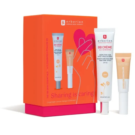 ERBORIAN Kit BB Crème + Super BB Concealer - Doré