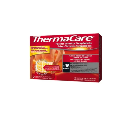 THERMACARE Parche Térmico Terapeutico Lumbar y Cadera 2u