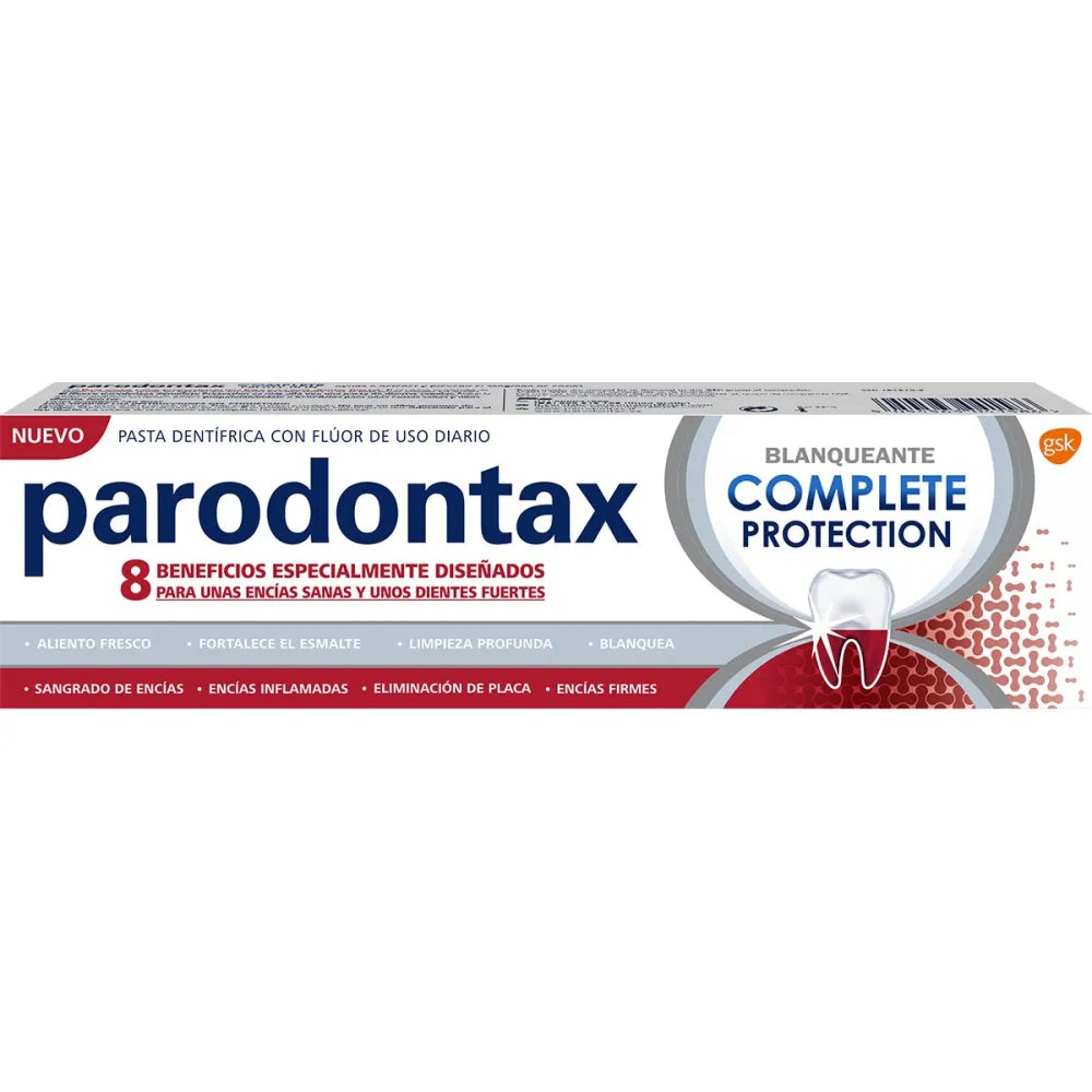 PARODONTAX pasta de dientes con flúor Blanqueante Complete Protection tubo 75 ml