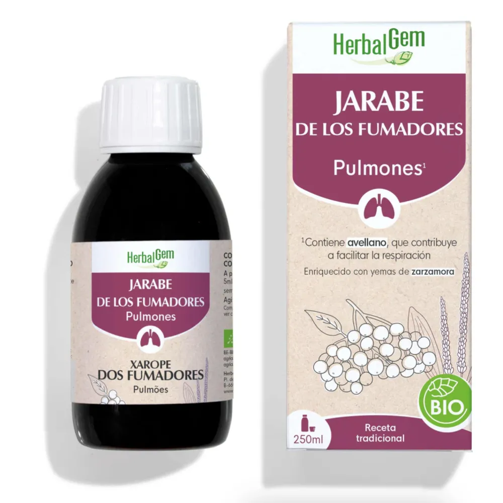 HERBALGEM Jarabe De Los Fumadores Bio 250 ml