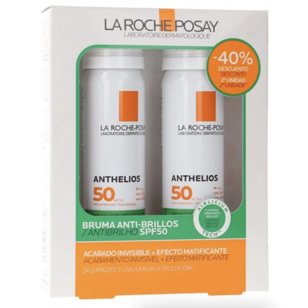 LA ROCHE POSAY Anthelios Bruma Invisible SPF50 Duplo 2x75ml LA ROCHE POSAY Anthelios Bruma Invisible SPF50 Duplo 2x75ml