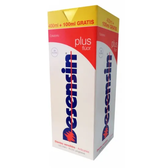 DESENSIN Plus Flúor Colutorio Bucal 400ml + 100ml