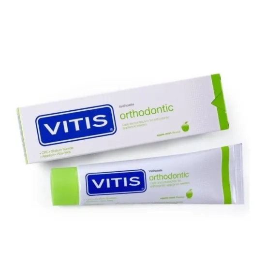 VITIS Pasta Dentífrica Orthodontic Sabor Manzana-Menta 100ml