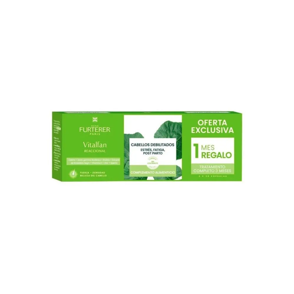 RENE FURTERER TRIPLO Vitalfan Anticaida Reaccional 3 x 30c RENE FURTERER TRIPLO Vitalfan Anticaida Reaccional 3 x 30c