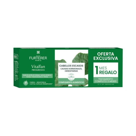 RENE FURTERER Vitalfan Anticaída Progresiva 60 Cápsulas