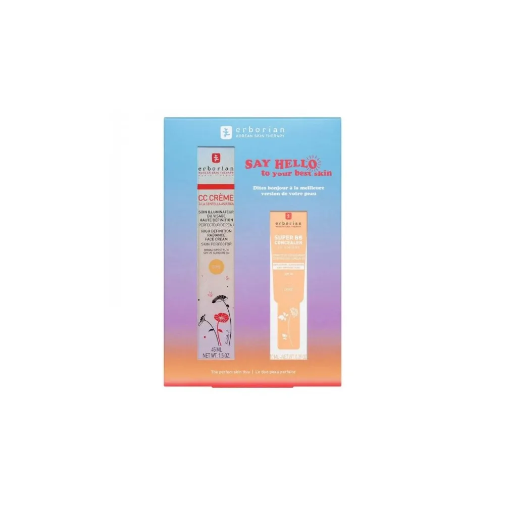 ERBORIAN Kit CC Crème Dore 45 ml + Super BB Concealer Dore 10 ml ERBORIAN Kit CC Crème Dore 45 ml + Super BB Concealer Dore 10 ml