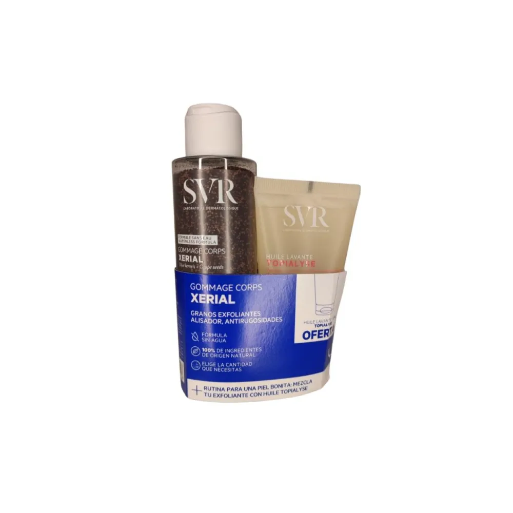 SVR Pack Xerial Gommage 100 ml + Topialyse Huile Lavante 55 ml