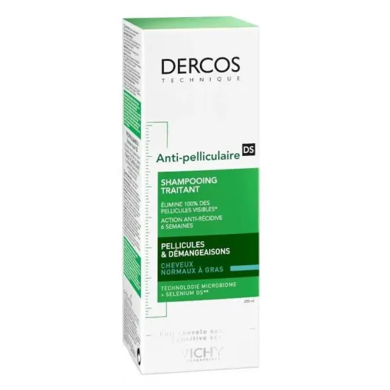 VICHY Dercos Technique Anticaspa Grasa 200 ml