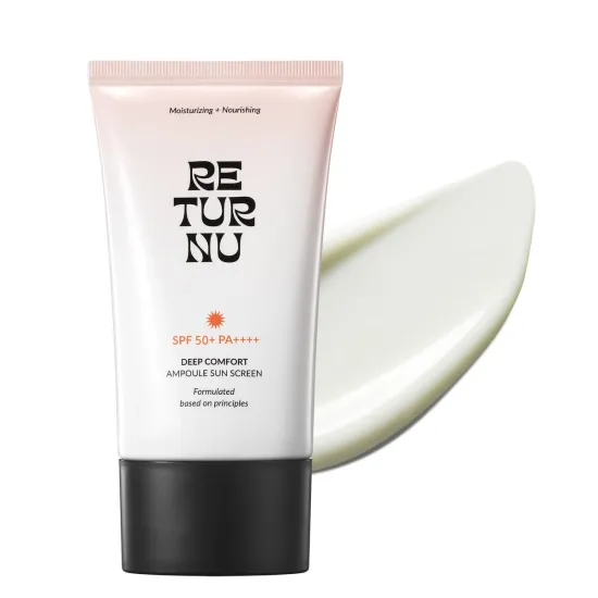 RETURNU Vegan Deep comfort Ampoule Sunscreen SPF 50+