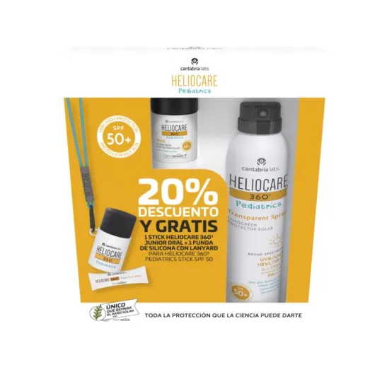 HELICARE 360 PACK Pediatrics Transparent Spray+ Pediatrics Stick