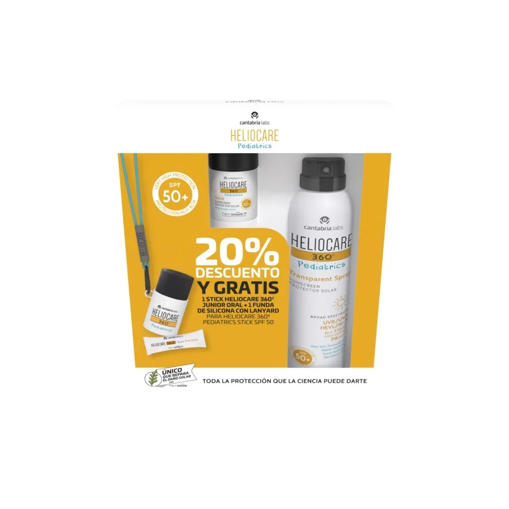 HELICARE 360 PACK Pediatrics Transparent Spray+ Pediatrics Stick