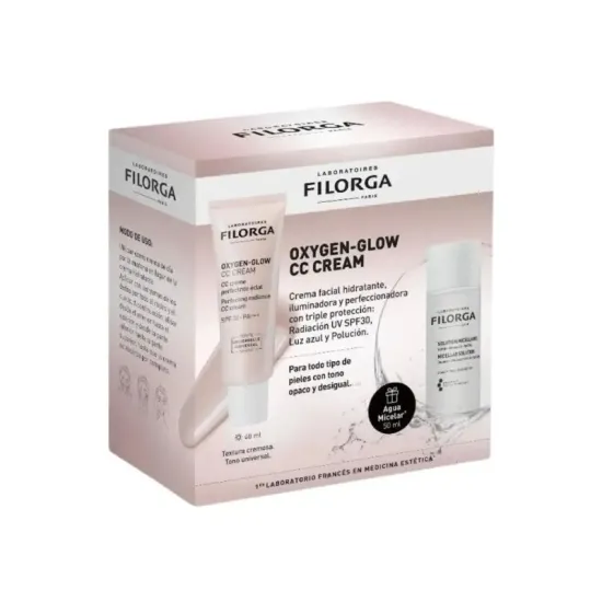 FILORGA Cofre Oxygen Glow CC Cream 40ml+Solucion Micelar 50ml