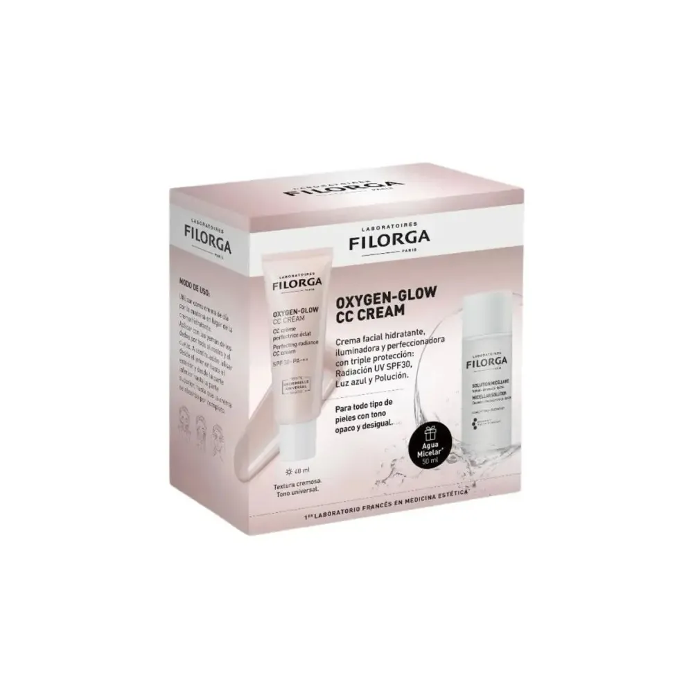 FILORGA Cofre Oxygen Glow CC Cream 40ml+Solucion Micelar 50ml