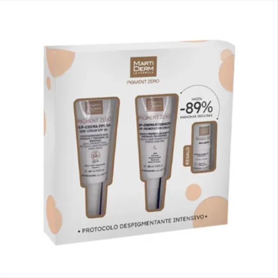 MARTIDERM Pack Pigment Zero DSP Crema + DSP Crema Renovación + 5 Ampollas