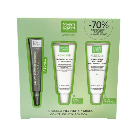 MARTIDERM Pack Acniover Piel Mixta/Grasa