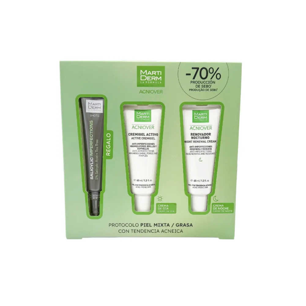 MARTIDERM Pack Acniover Piel Mixta/Grasa