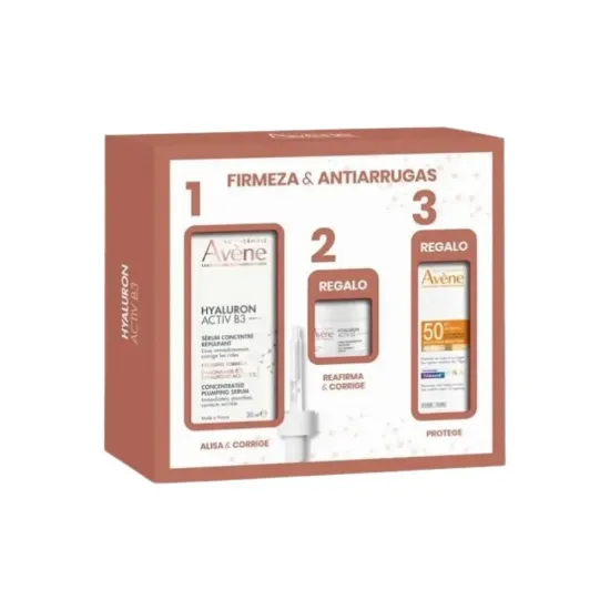 AVENE PACK REGALO Hyaluron Activ B3 Sérum Concentrado 30ml + Crema + Protección