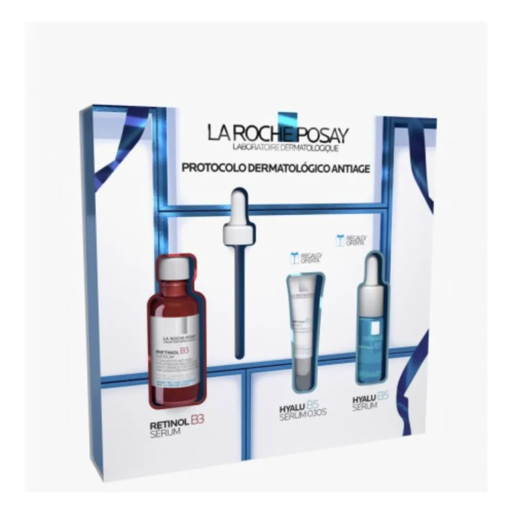 LA ROCHE POSAY Cofre Retinol B3 Serum 30ml + Hyalu B5 Serum Ojos 5ml + Hyalu B5 Serum 10ml