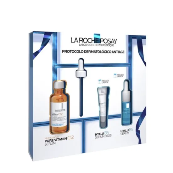 LA ROCHE POSAY Cofre Vitamin C12 Serum 30ml + Hyalu B5 Serum Ojos 5ml + Hyalu B5 Serum 10ml