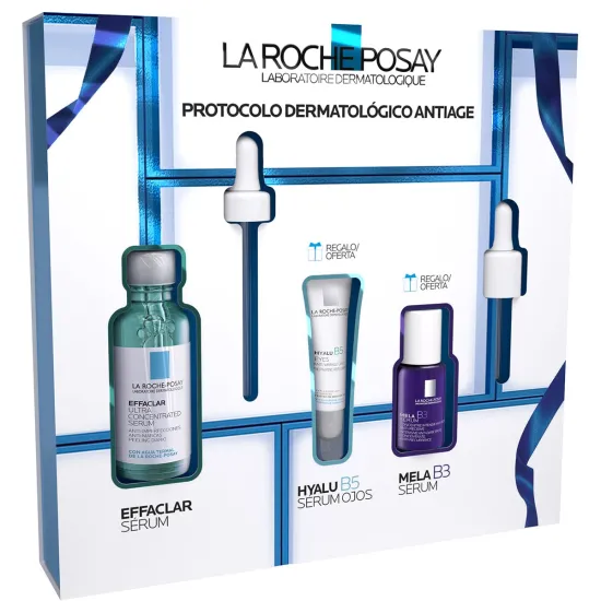 LA ROCHE POSAY Cofre Effaclar sérum ultra concentrado dosificador 30 ml + regalo sérum contorno ojos + sérum mela B3